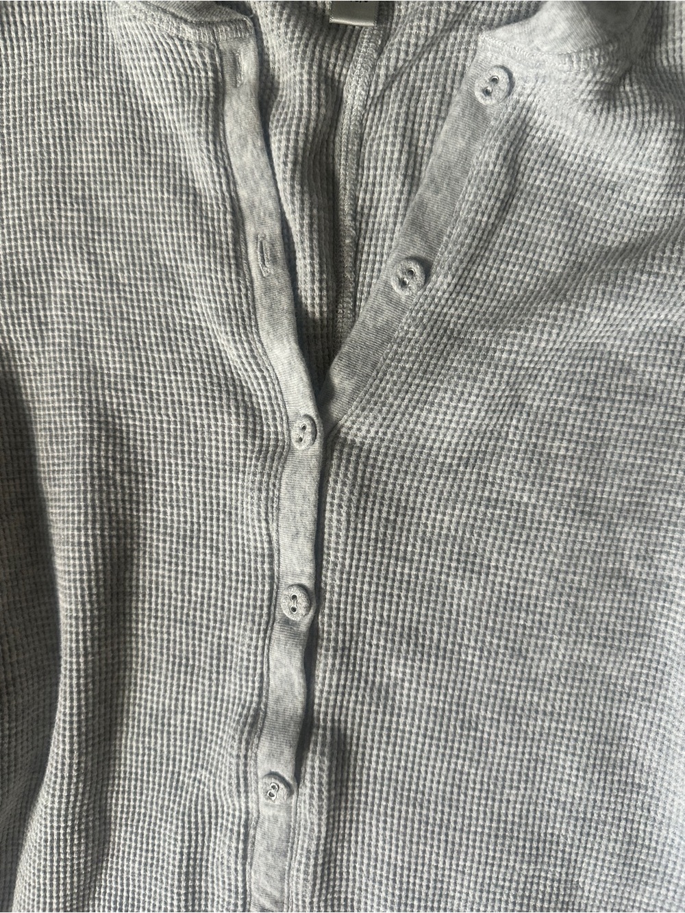 Skims 100% cotton gray romper - Picture 3 of 5